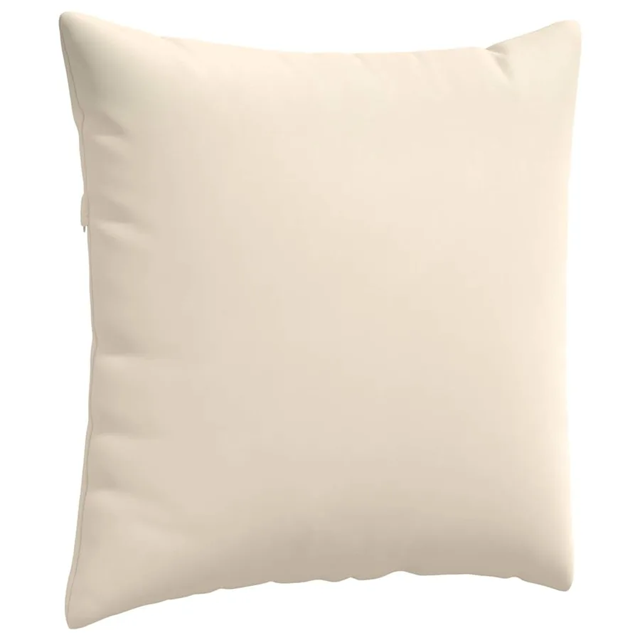 Coussins de canapé 2 pcs Beige 80 x 80 cm tissu - 5