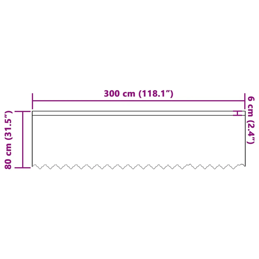 Rideau en Dentelle avec des rideaux Blanc 80 x 300 cm Polyester - 8