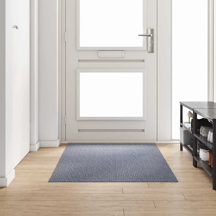 Tapis Couloir Gris clair 100 x 200 cm tissu