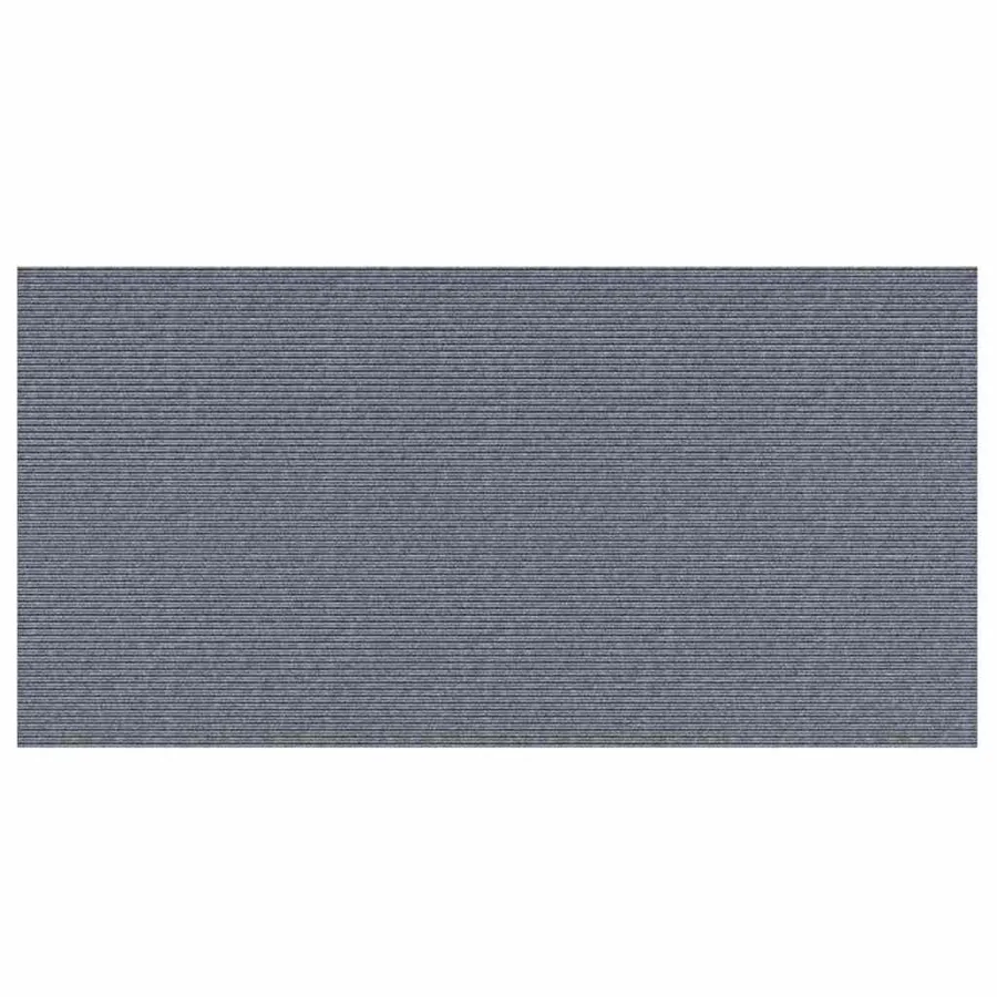 Tapis Couloir Gris clair 100 x 200 cm tissu - 2