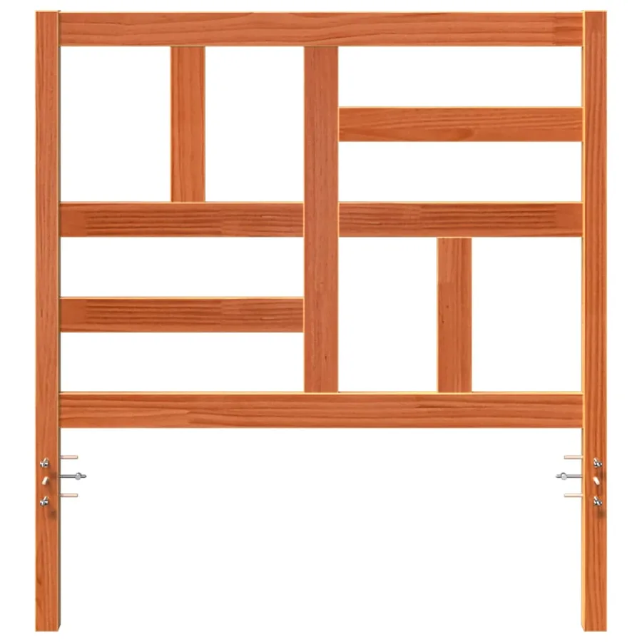 Tête de lit Brun cire 105,5 x 4 x 104 cm Pin massif - 4