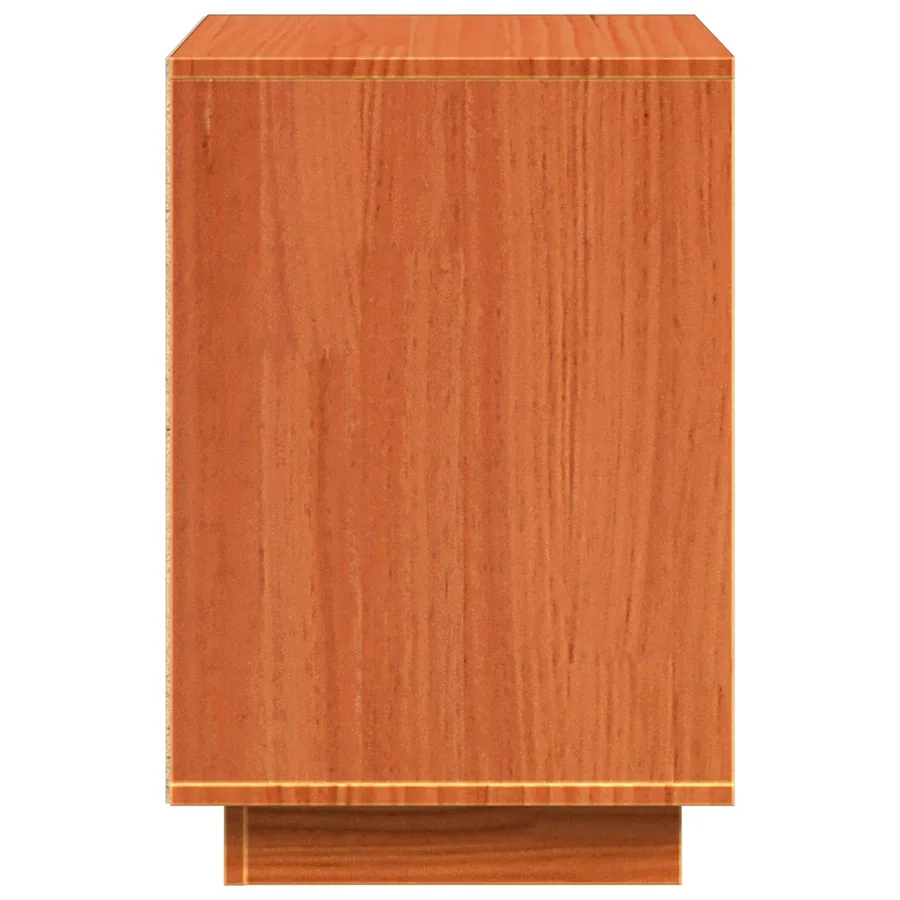 Cabinet de chevet Cire marron 60 x 34 x 51 cm Bois d'ingénierie - 7