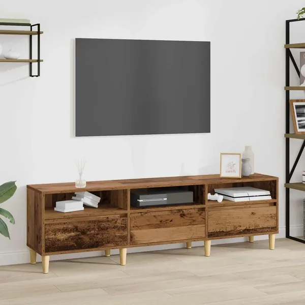 Meuble TV Bois Ancien 150 x 30 x 45 cm Bois d'ingénierie