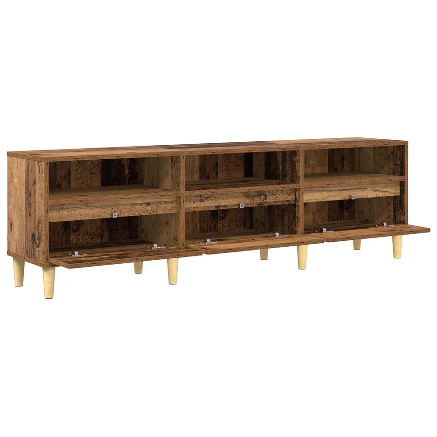 Meuble TV Bois Ancien 150 x 30 x 45 cm Bois d'ingénierie - 5