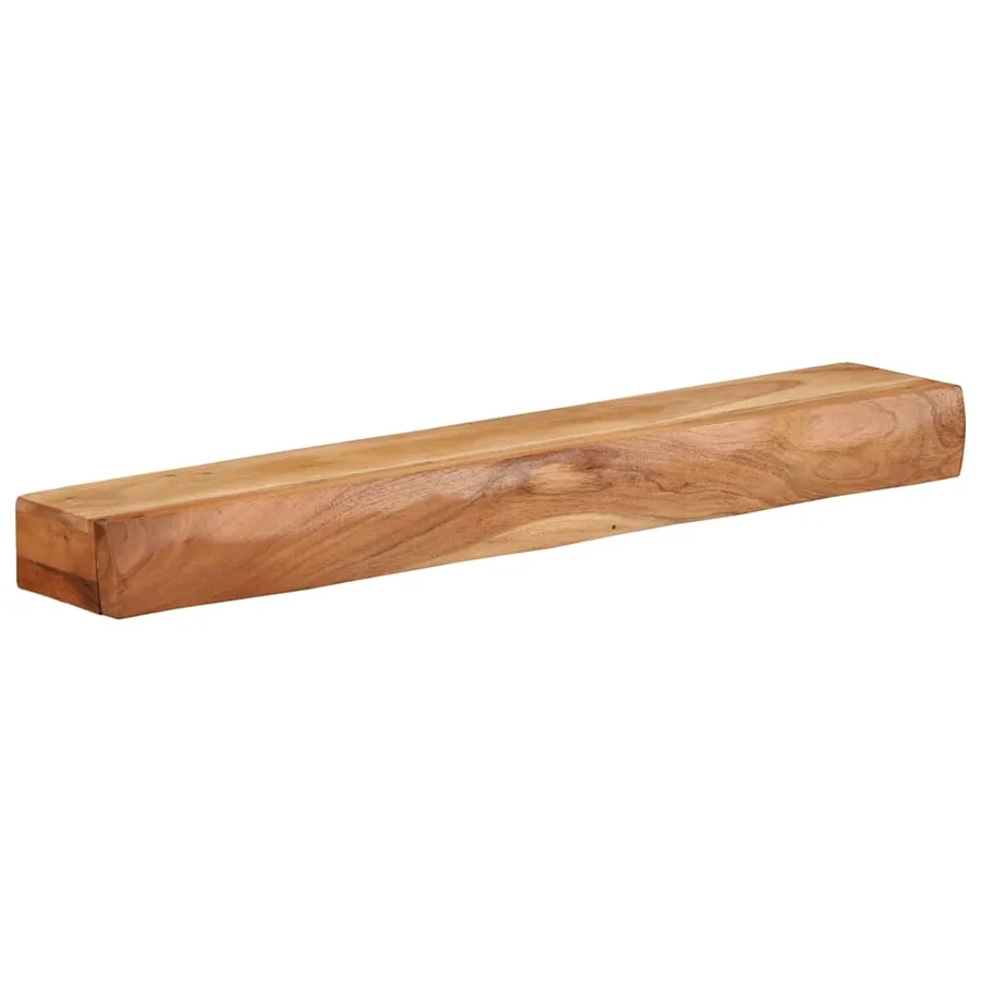 Étagères murales 2 pcs 80x17x8 cm bois massif d'acacia - 2