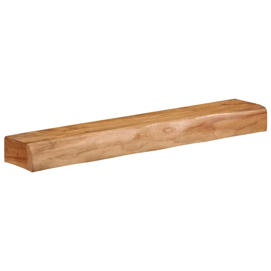 Étagères murales 2 pcs 80x17x8 cm bois massif d'acacia - 3