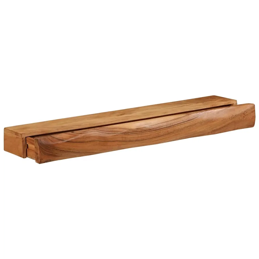 Étagères murales 2 pcs 80x17x8 cm bois massif d'acacia - 5