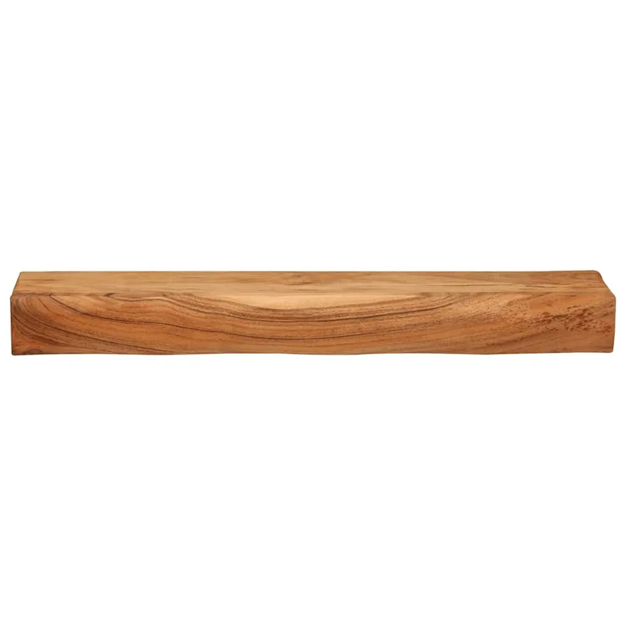 Étagères murales 2 pcs 80x17x8 cm bois massif d'acacia - 6