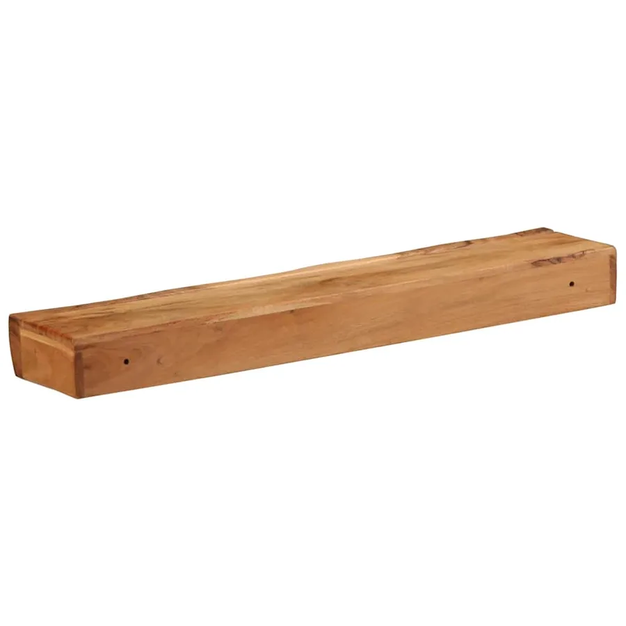 Étagères murales 2 pcs 80x17x8 cm bois massif d'acacia - 8