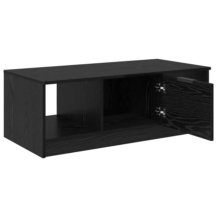 Table basse Chêne noir 102 x 50 x 36cm Bois d'ingénierie - 5