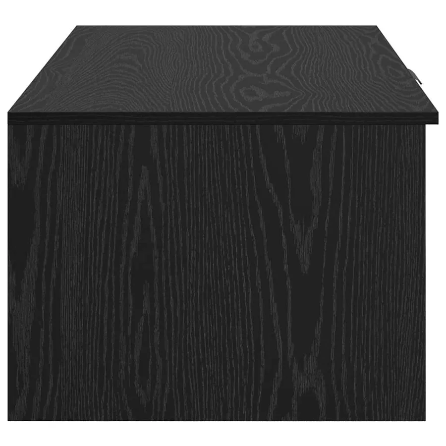Table basse Chêne noir 102 x 50 x 36cm Bois d'ingénierie - 7