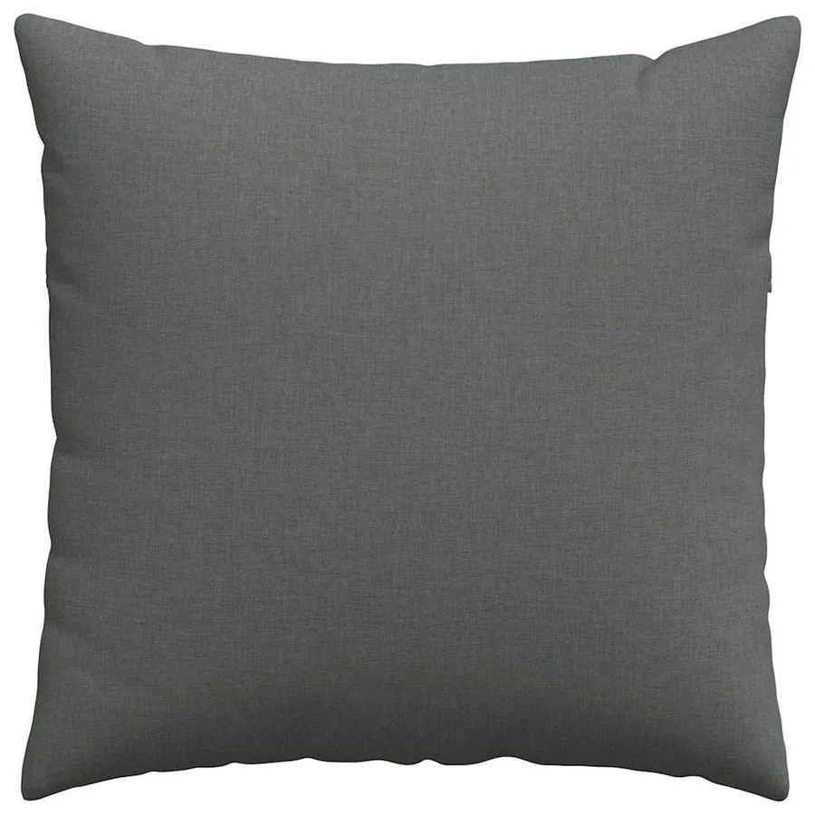 Coussins de canapé 2 pcs Gris foncé 80 x 80 cm tissu - 6