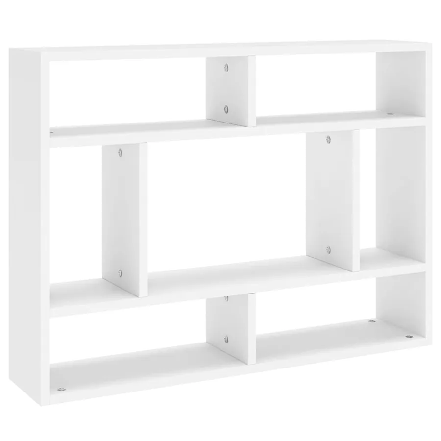 Étagère murale Blanc 75x16x55 cm Bois d’ingénierie - 2