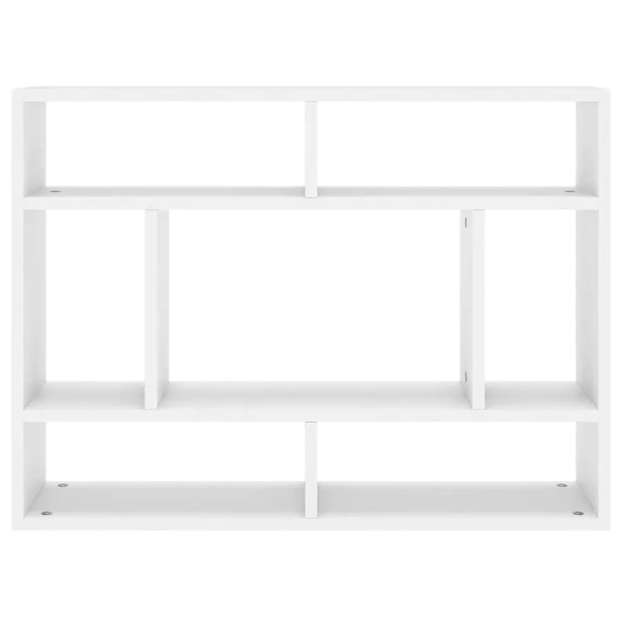 Étagère murale Blanc 75x16x55 cm Bois d’ingénierie - 4