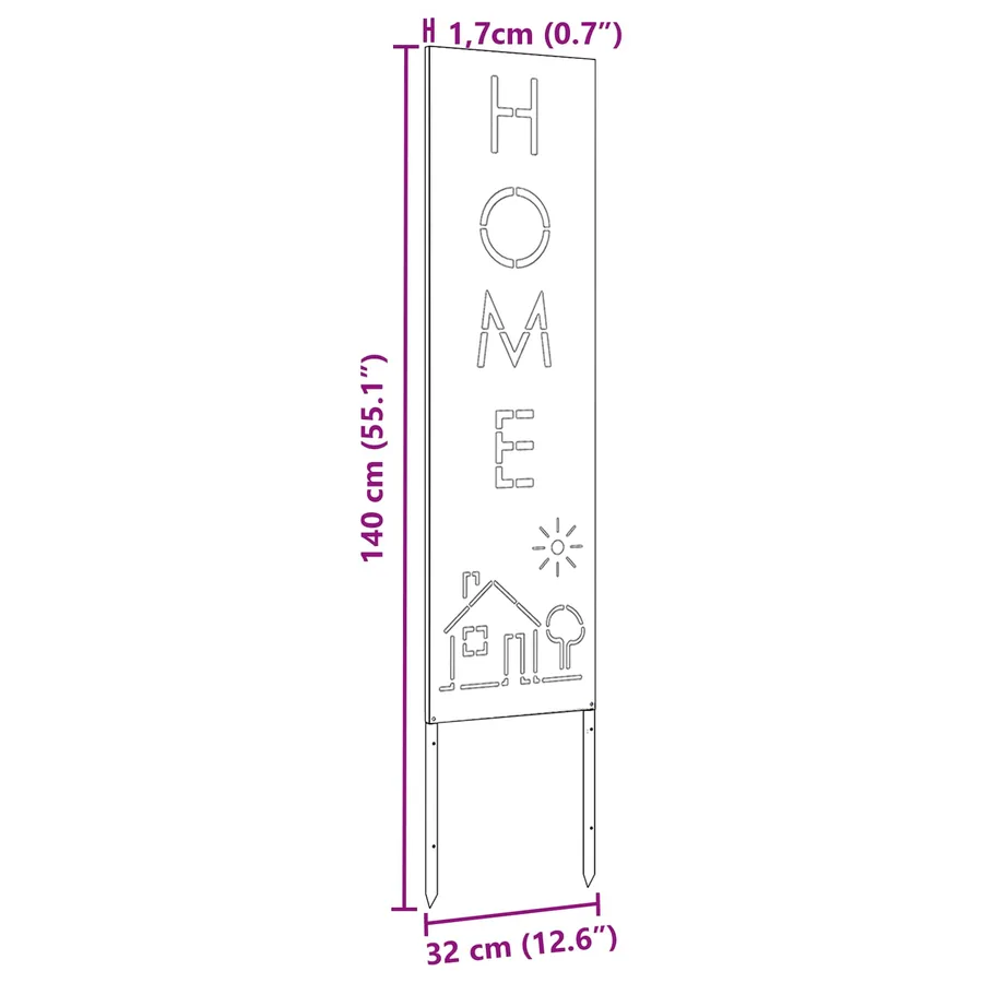 Écran de confidentialité de jardin Anthracite 32 x 140 cm - 13