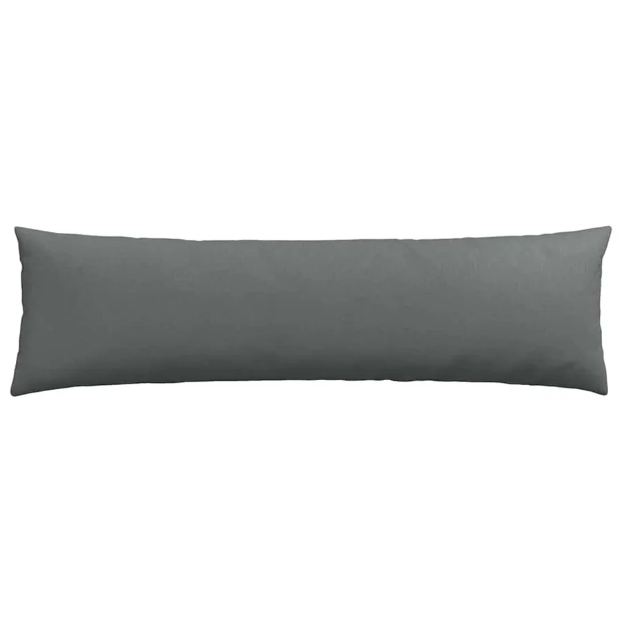 Coussins de canapé 2 pcs Gris foncé 145 x 40 cm tissu - 6