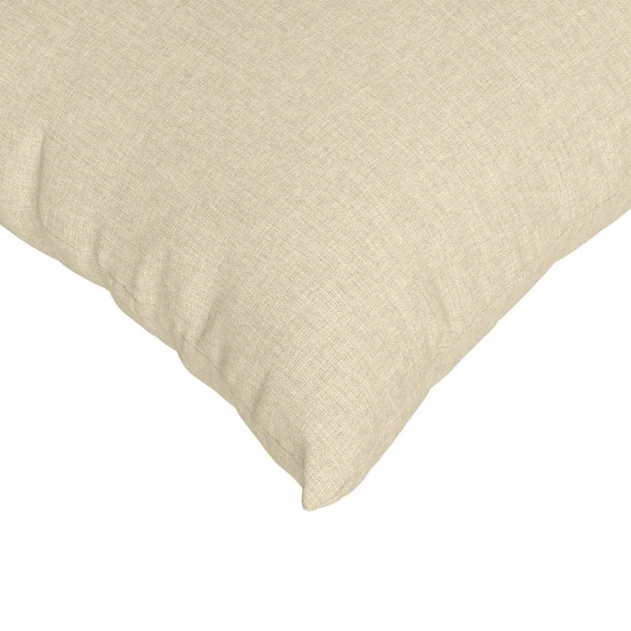 Coussins de canapé 2 pcs Crème 80 x 40 cm tissu - 7