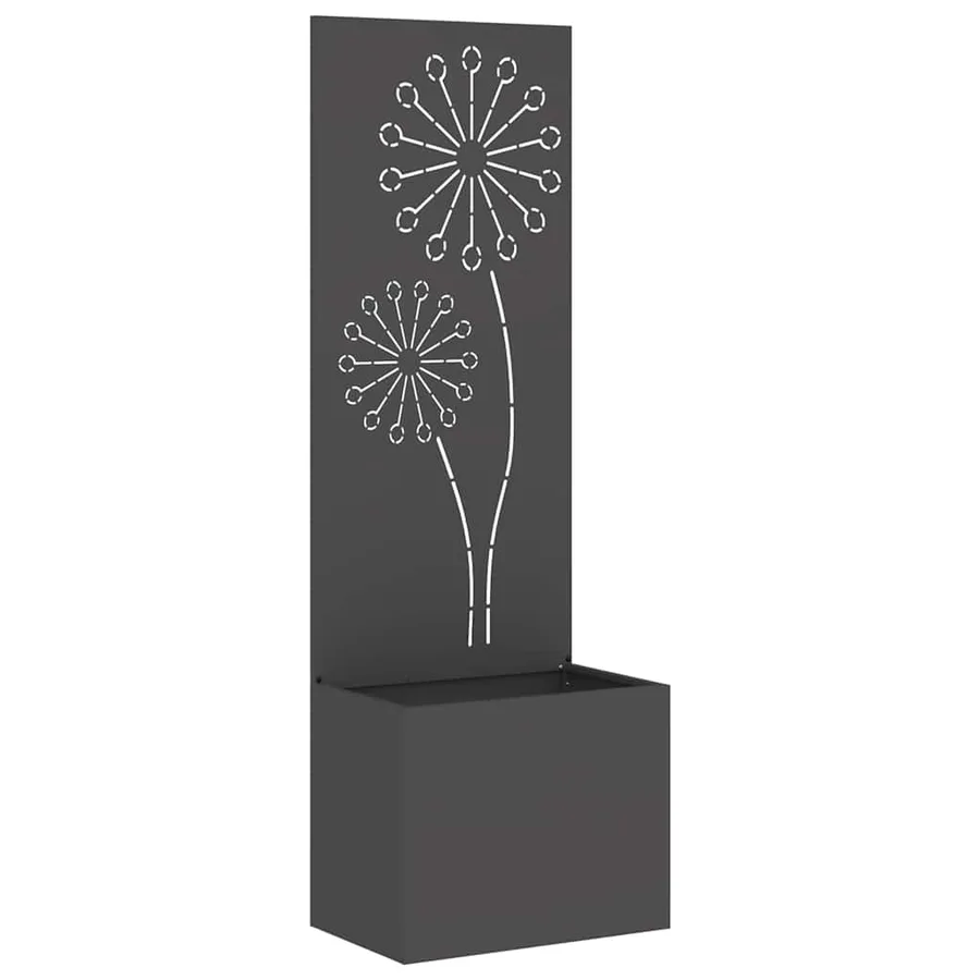 Écran de confidentialité de jardin Fretwork Noir 50 x 150 cm - 2