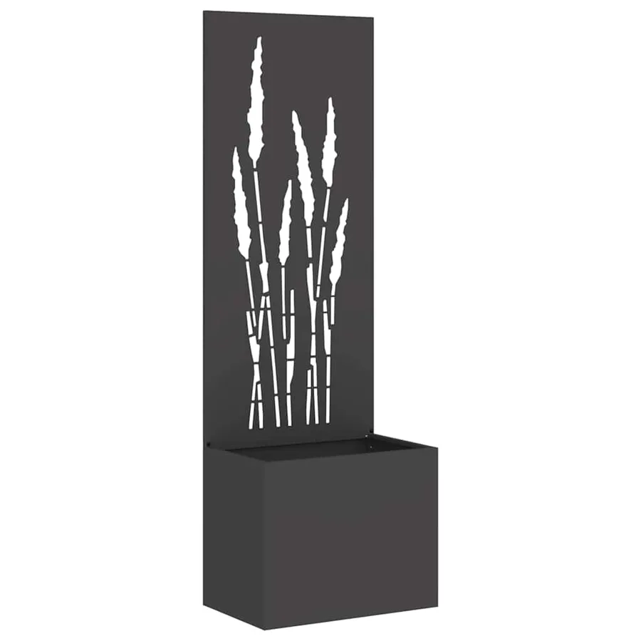 Écran de confidentialité de jardin Fretwork Noir 50 x 150 cm - 2