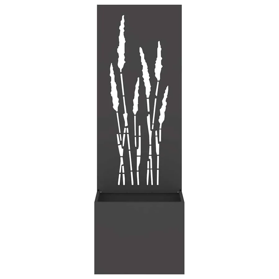 Écran de confidentialité de jardin Fretwork Noir 50 x 150 cm - 5