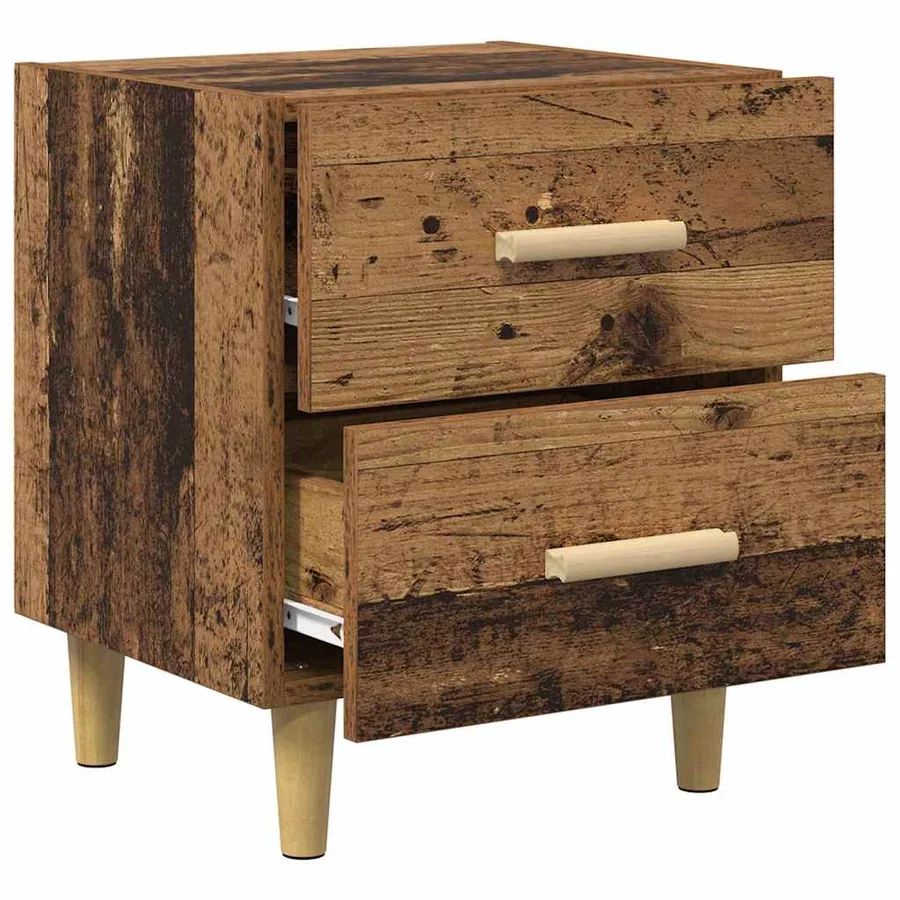 Armoire de lit Bois ancien 40 x 35 x 47.5cm Bois d'ingénierie - 5