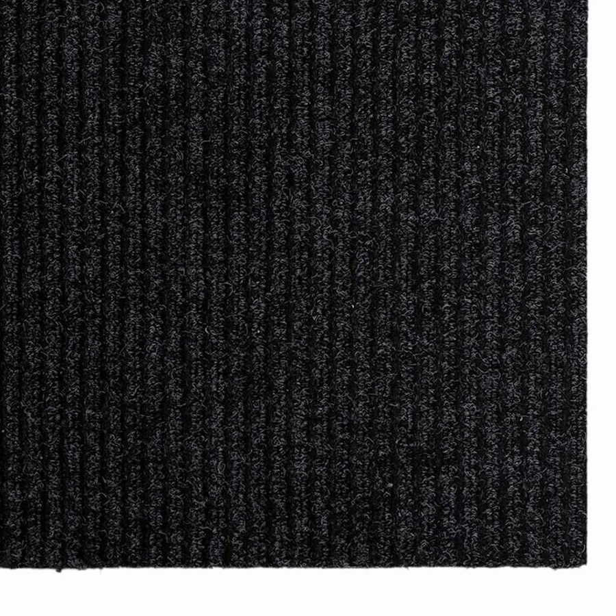 Tapis Couloir Anthracite 80 x 250 cm tissu - 4