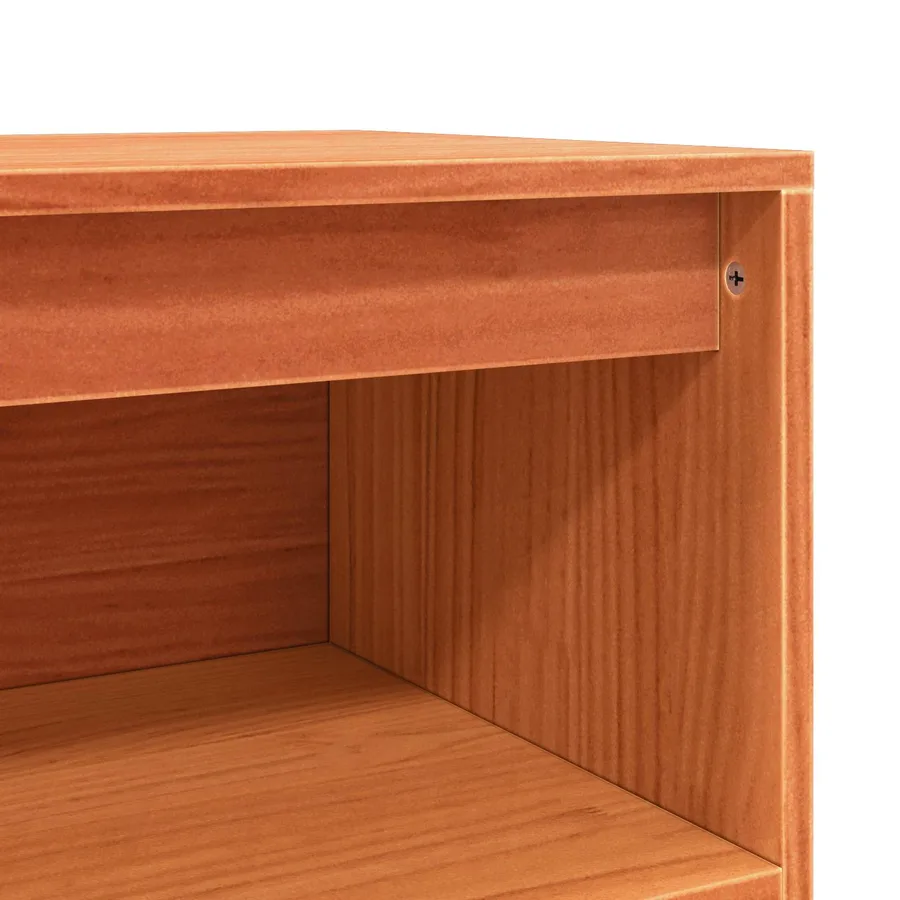 Buffet Brun cire 104,5 x 34 x 80 cm Pin massif - 10