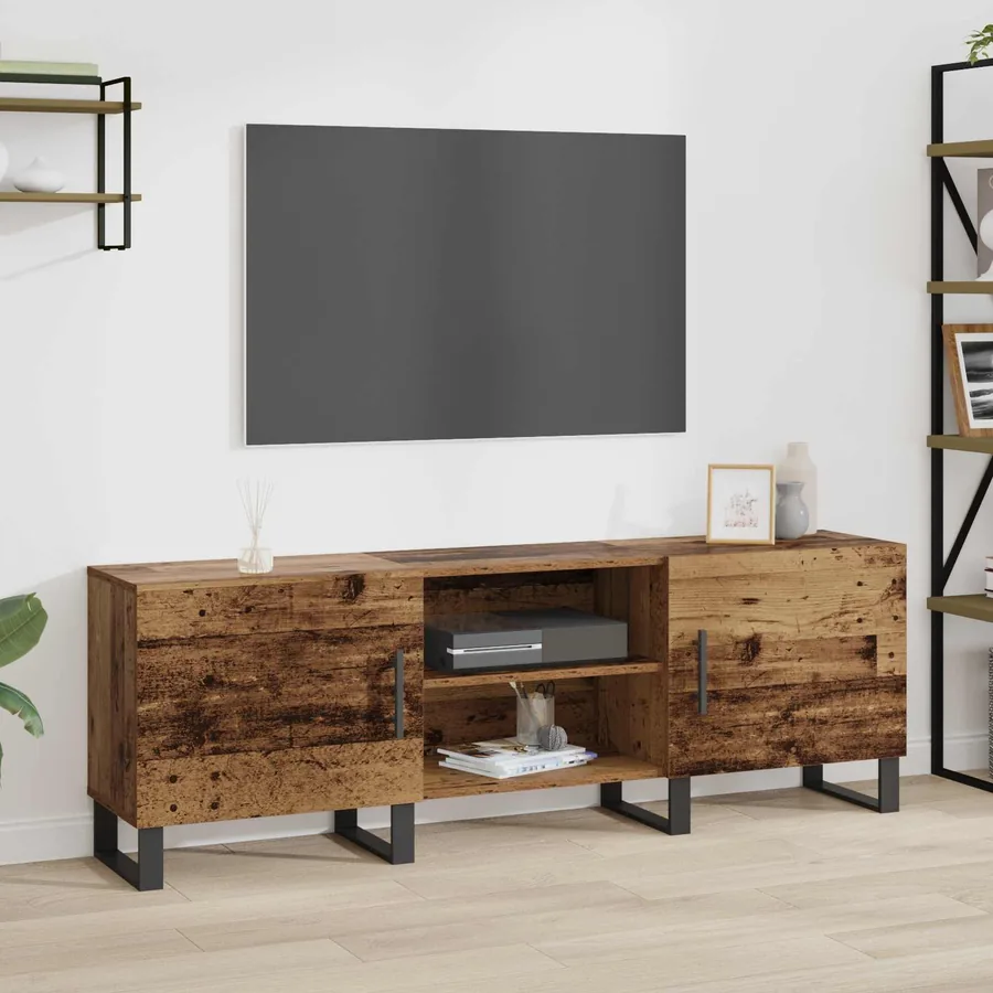 Meuble TV Bois Ancien 150 x 30 x 50 cm Bois d'ingénierie