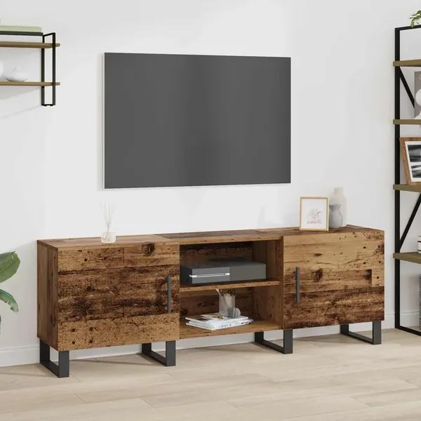 Meuble TV Bois Ancien 150 x 30 x 50 cm Bois d'ingénierie