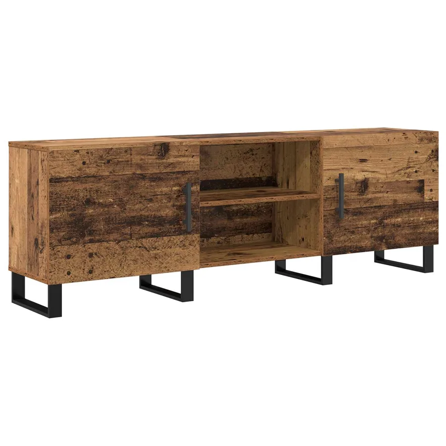 Meuble TV Bois Ancien 150 x 30 x 50 cm Bois d'ingénierie - 2