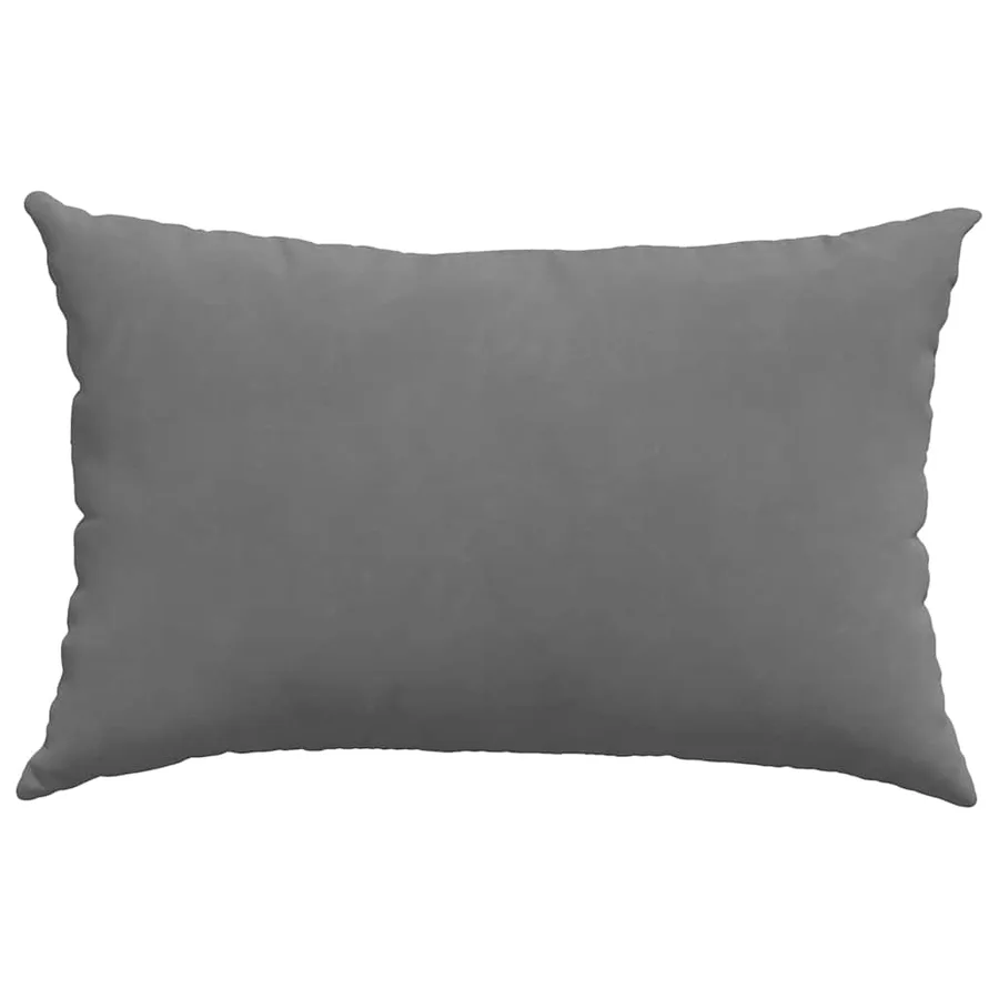 Coussins de canapé 2 pcs Gris foncé 60 x 40 cm tissu - 6