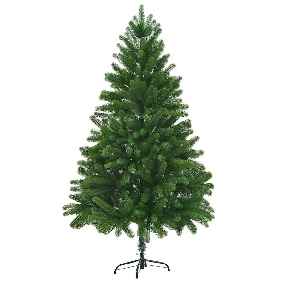 Sapin de Noël avec 300 LED avec support Vert 180 cm PE - 4