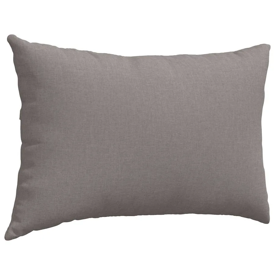 Coussins de canapé 2 pcs Taupe 60 x 40 cm tissu - 5