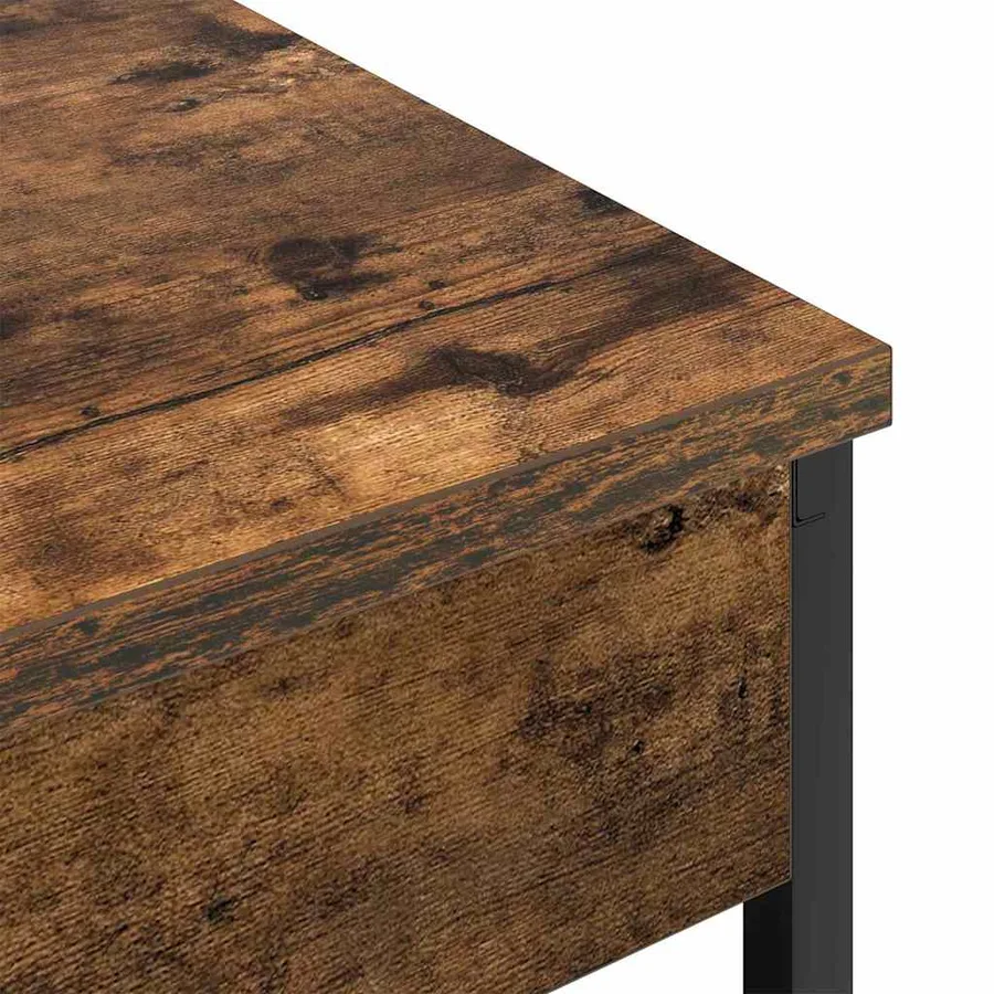 Cabinet de chevet Chêne fumé 41 x 31 x 76 cm Bois d'ingénierie - 9