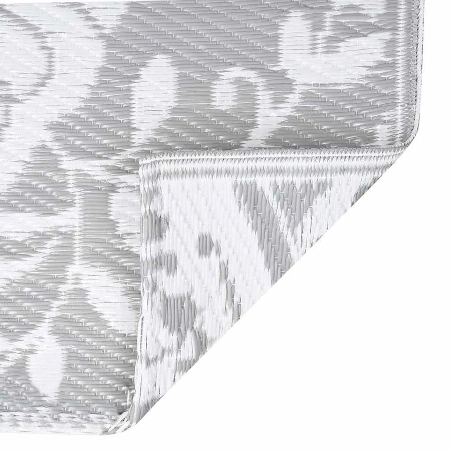 Tapis d'extérieur ARAKIL Gris clair 160x230 cm PP - 6