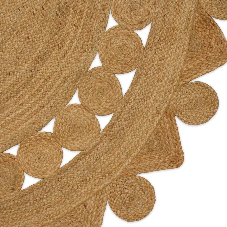 Tapis de surface Naturel Ø 210 cm Jute - 3