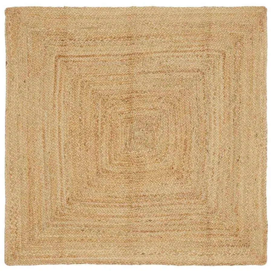 Tapis de surface Naturel 120 x 120 cm Jute