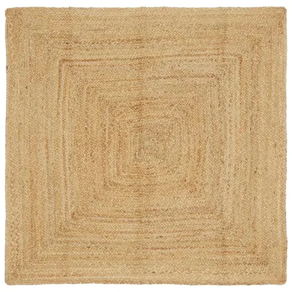 Tapis de surface Naturel 120 x 120 cm Jute