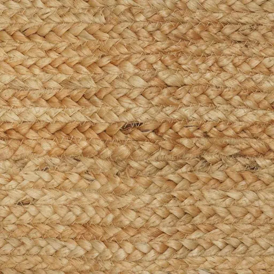 Tapis de surface Naturel 120 x 120 cm Jute - 2