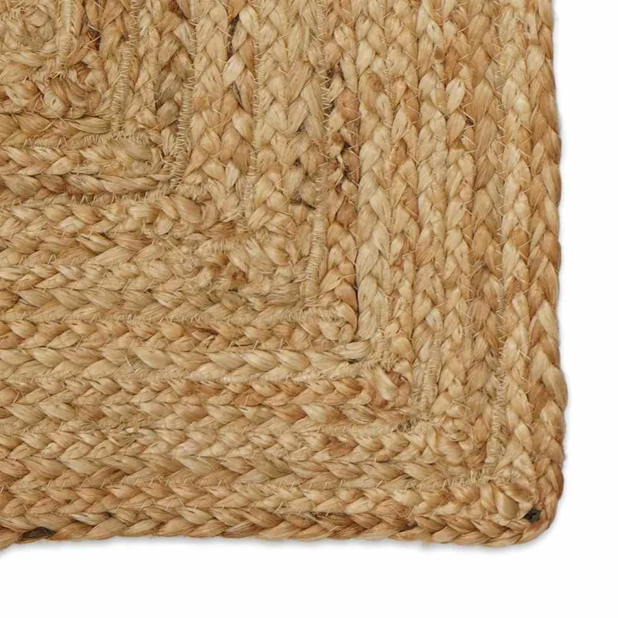 Tapis de surface Naturel 120 x 120 cm Jute - 3