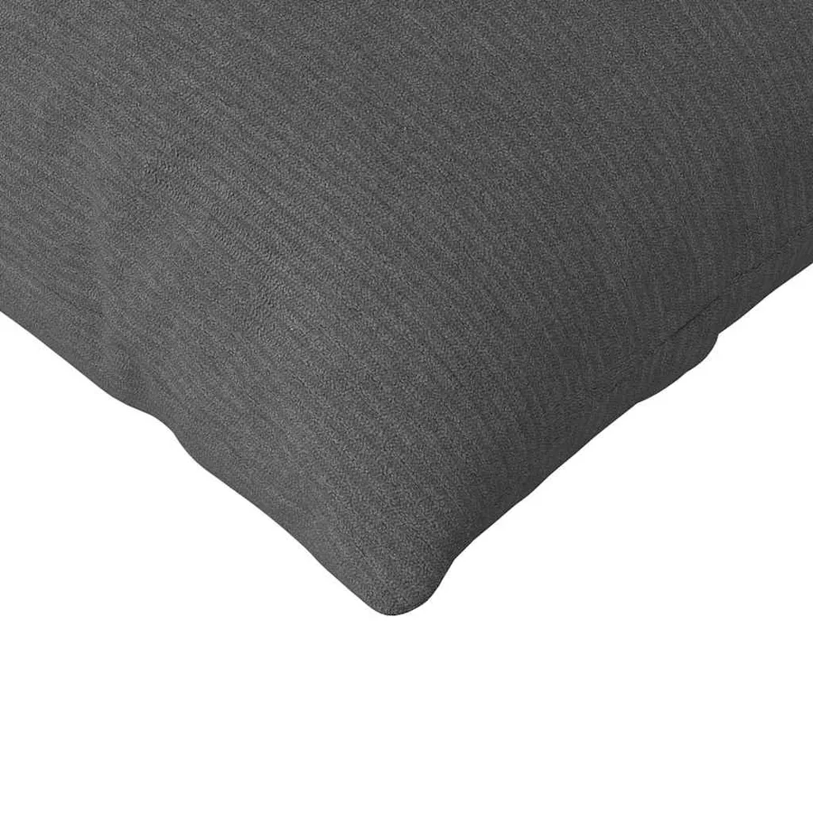 Coussins de canapé 2 pcs Gris foncé 120 x 40 cm - 7
