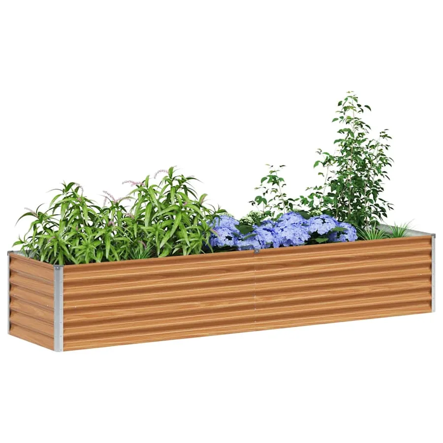Jardinière surélevée 195 x 50 x 36 cm Acier galvanisé - 3
