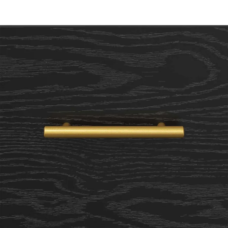 Cabinet de chevet 2 pcs Chêne noir 40 x 35 x 47,5 cm - 11