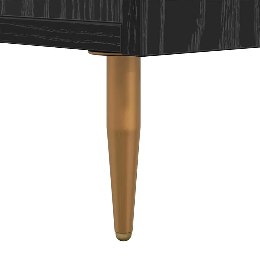 Cabinet de chevet 2 pcs Chêne noir 40 x 35 x 47,5 cm - 12