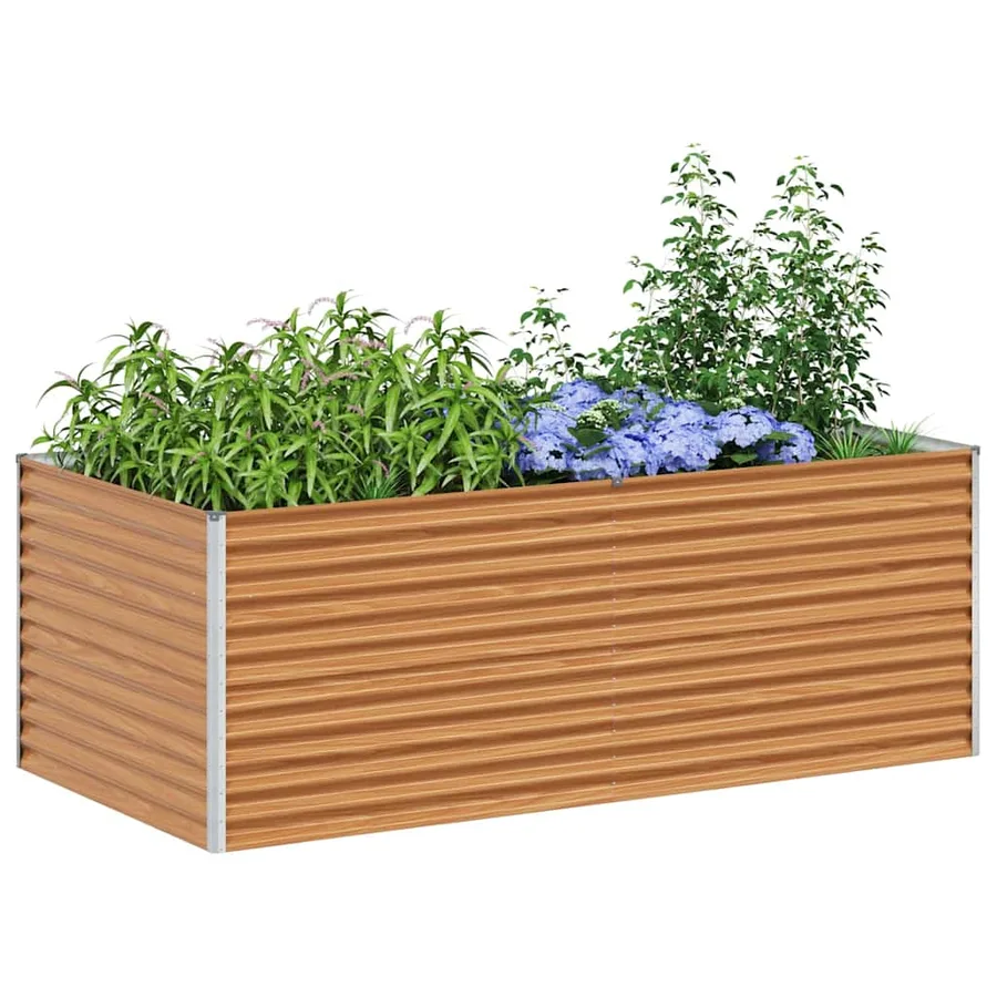 Jardinière surélevée 195 x 100 x 68 cm Acier galvanisé - 3