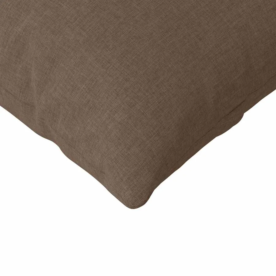 Coussins de canapé 2 pcs Marron 200 x 40 cm tissu - 7
