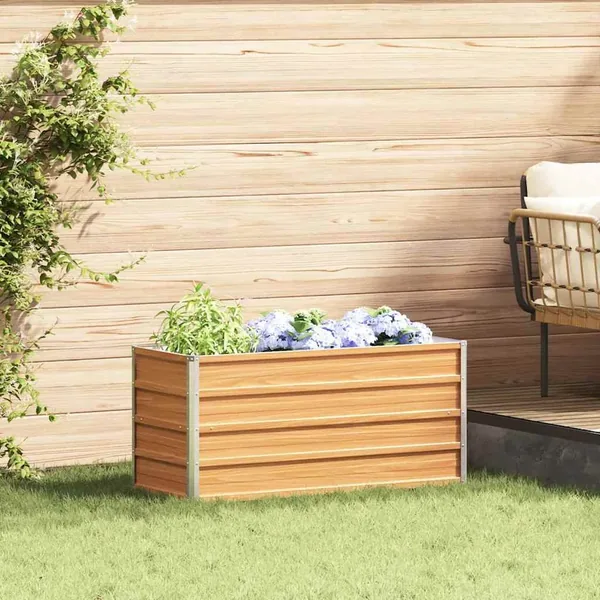 Jardinière surélevée Marron Clair 100 x 40 x 45 cm
