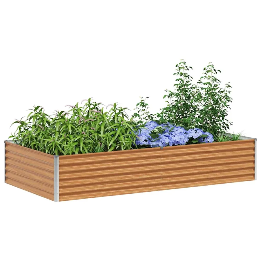 Jardinière surélevée 195 x 100 x 36 cm Acier galvanisé - 3
