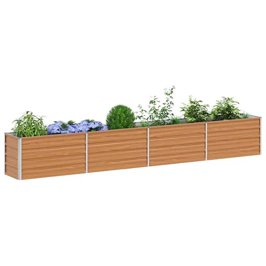 Jardinière surélevée Marron Clair 320 x 40 x 45 cm - 3