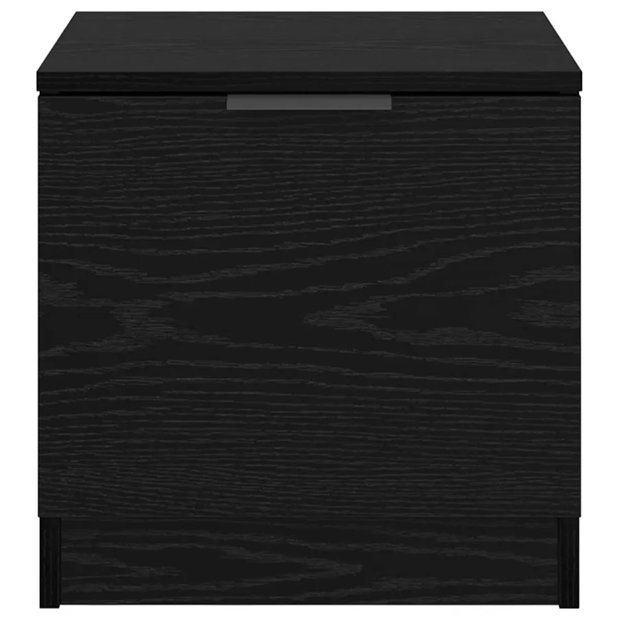 Armoire de lit avec tiroir 2 pcs Chêne noir 40 x 39 x 40cm - 7